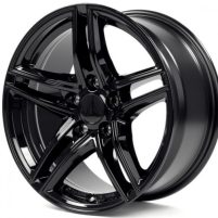 Borbet XR BLACK GLOSSY GLANZLACKIERT 8x17 ET30