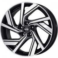 Platin P 114 BLACK POLISHEDONTPOLIERT 7.5x19 ET50