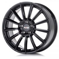 Platin P 74 BLACK SHINY GLANZLACKIERT 7.5x19 ET49