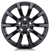 Platin P 69 BLACK SHINY GLANZLACKIERT R18 5x120