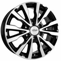 Platin P 86 BLACK POLISHEDONTPOLIERT R17 6x130